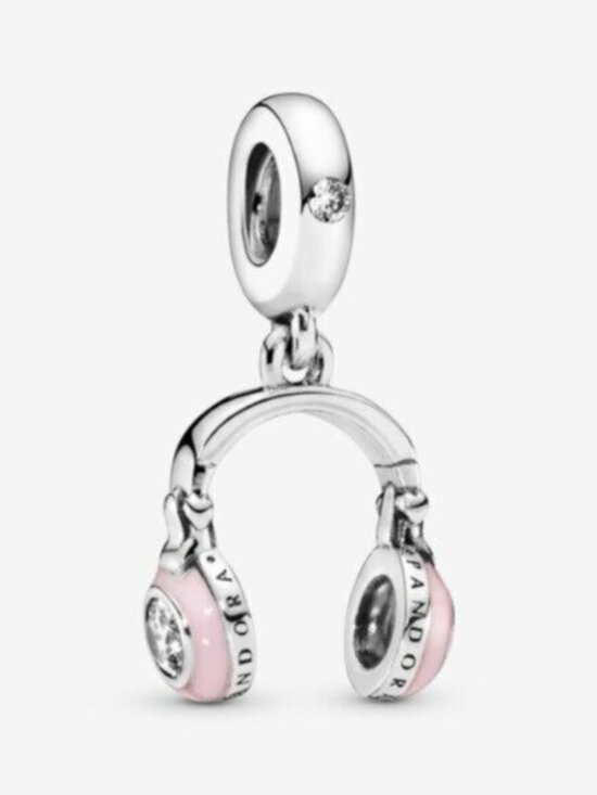 Pandora earphone strap pink Charm